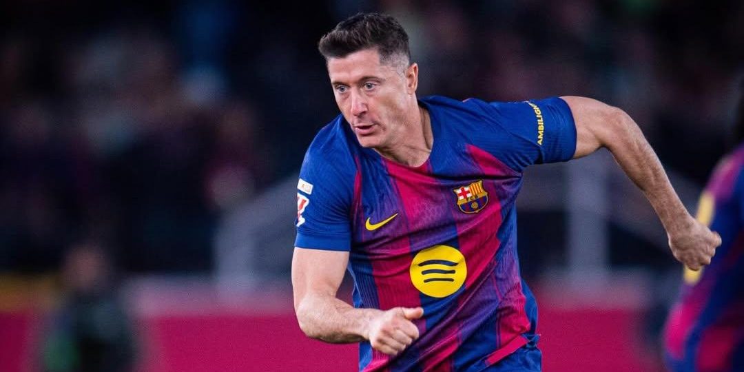 ليفاندوفسكي يغيب عن موقعة برشلونة في كأس إسبانيا