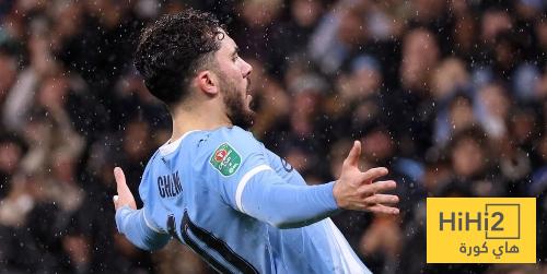 احصائيات الشوط الاول من مباراة مانشستر سيتي ضد برينتفورد