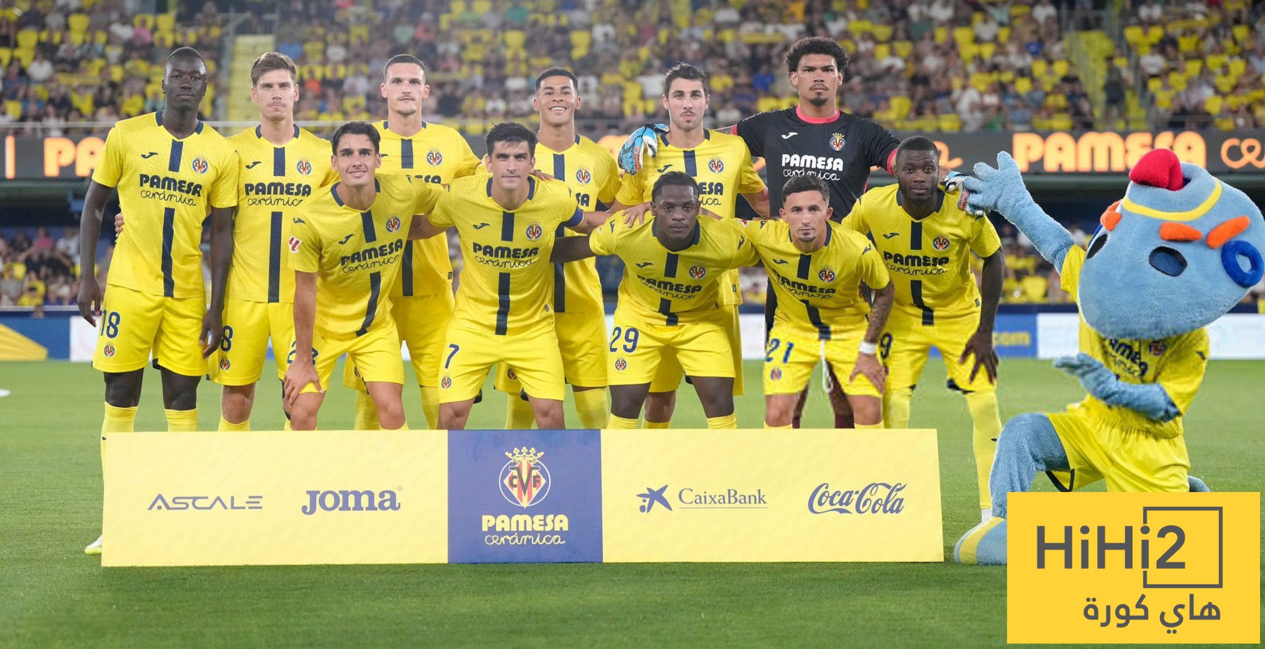 غيابات فياريال المتوقعة أمام برشلونة