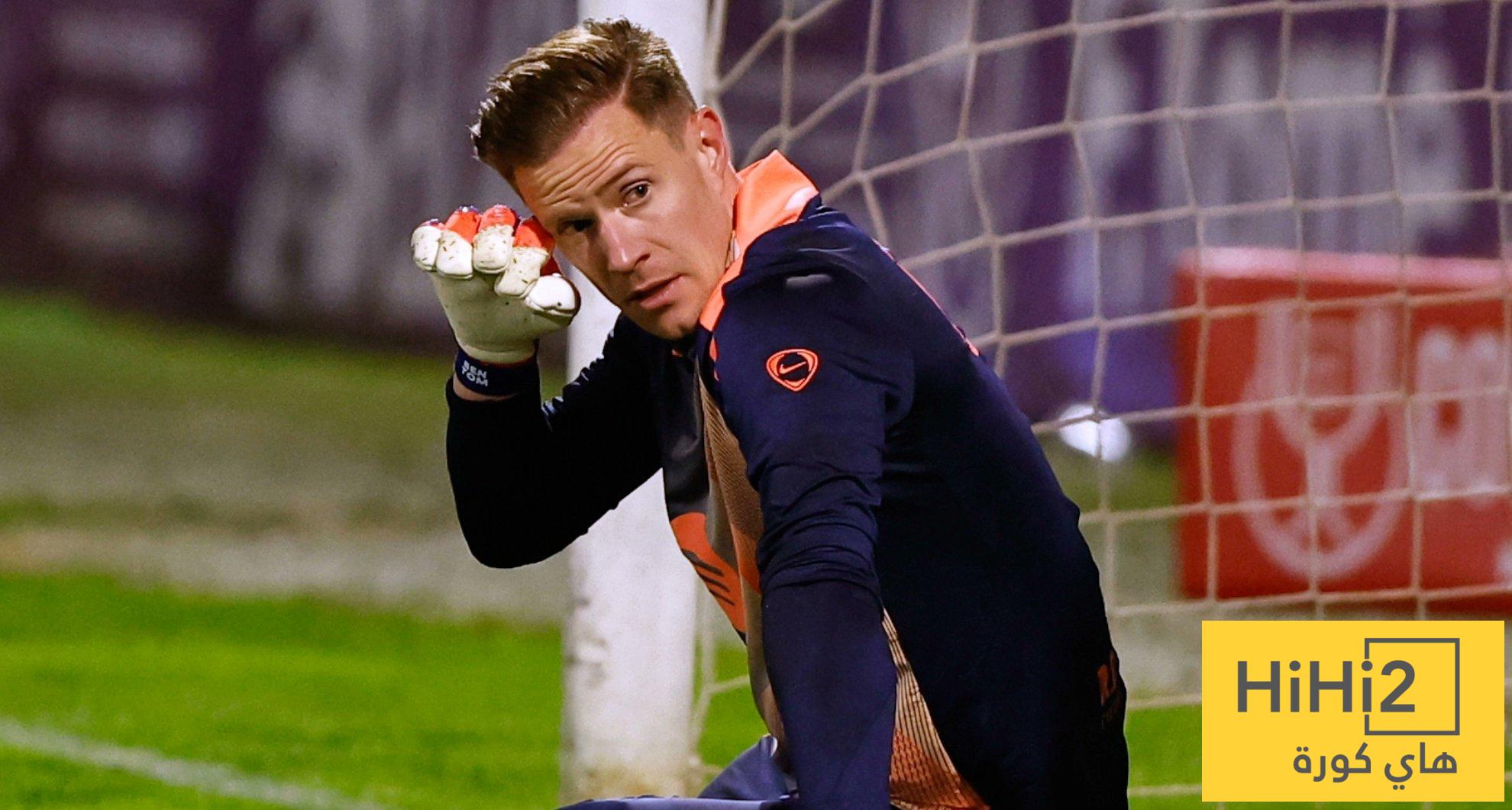 غموض حول مستقبل تير شتيغن