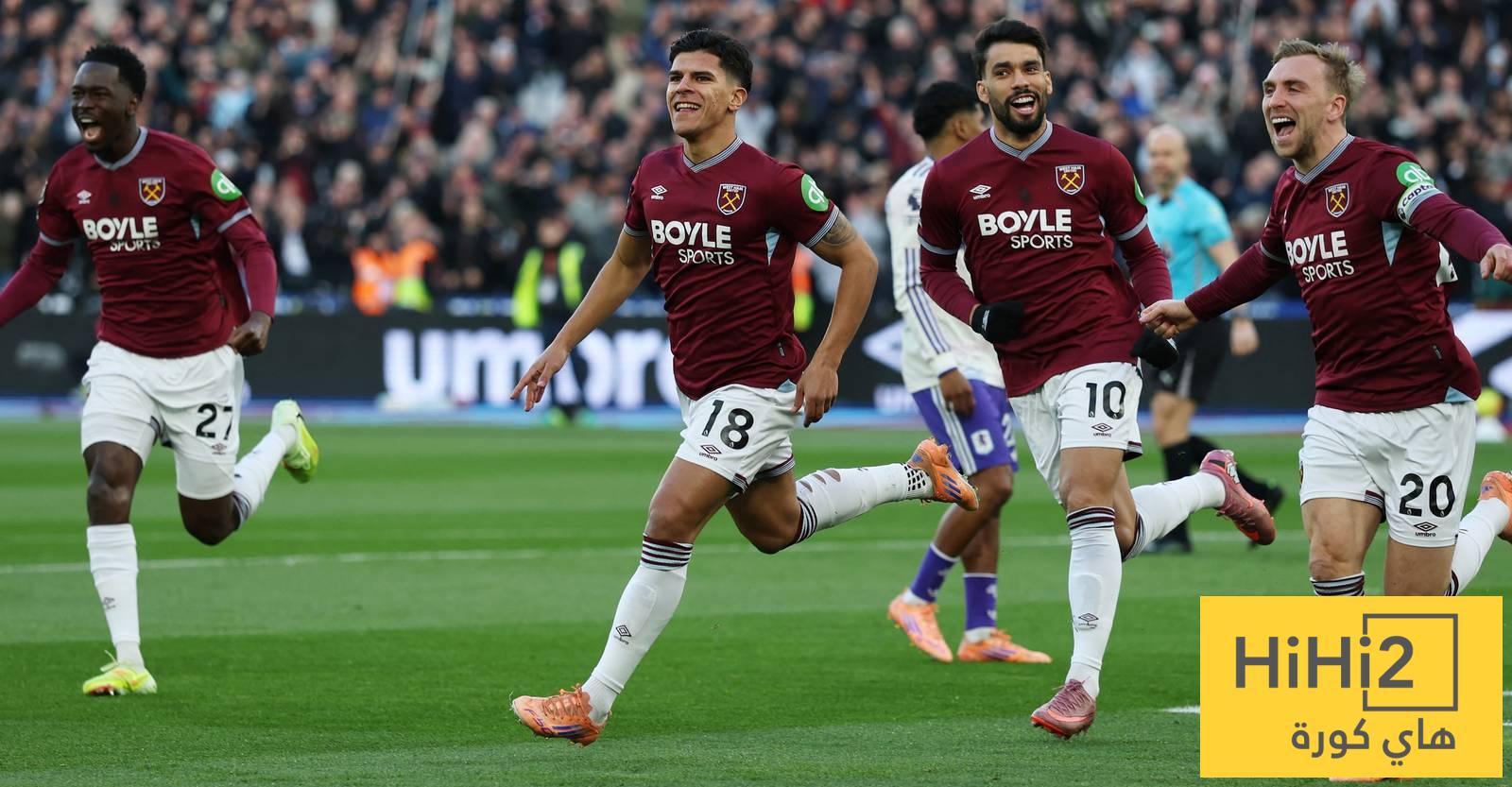 هدافي وست هام في البريميرليغ قبل مواجهة مانشستر سيتي