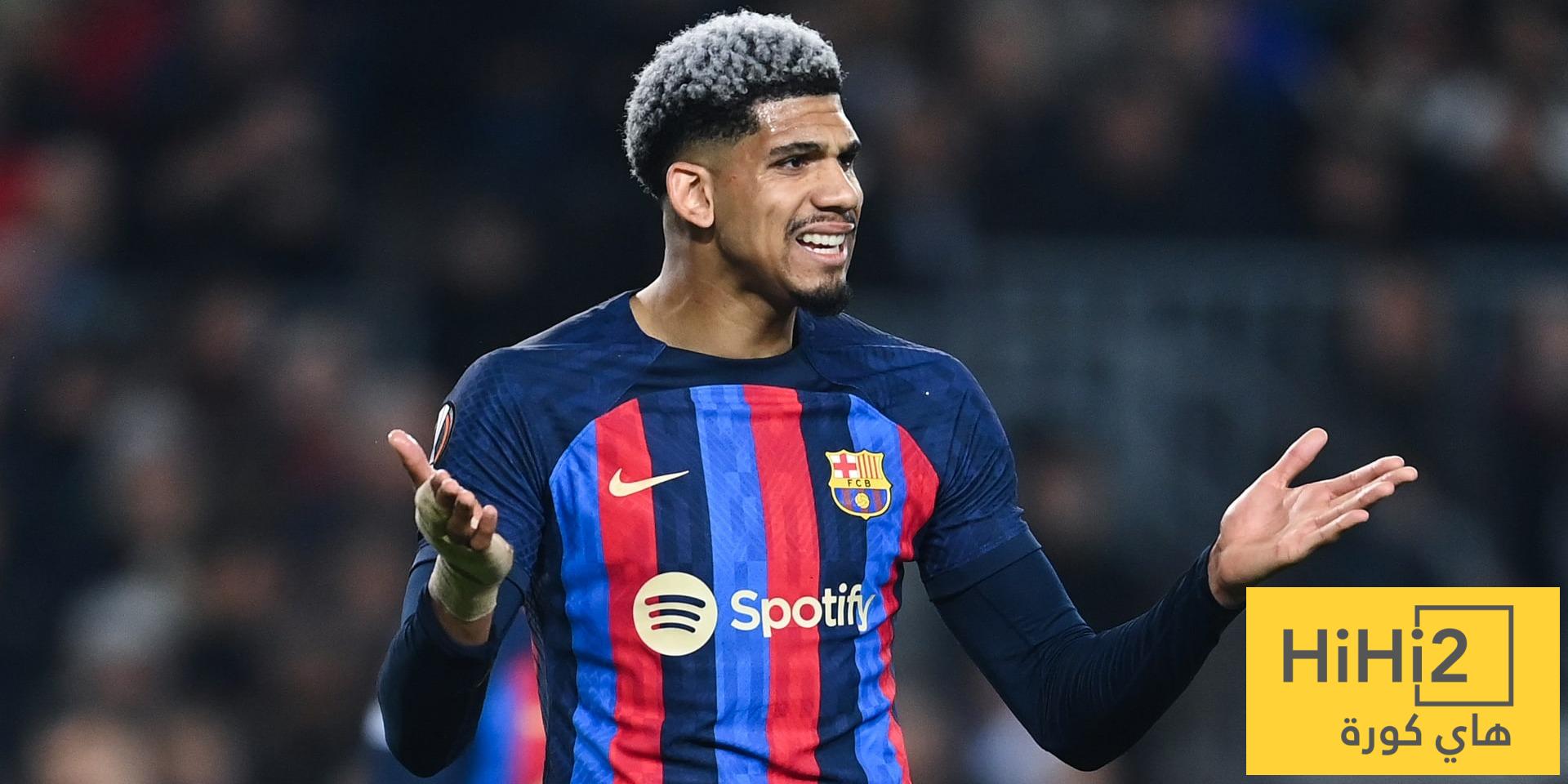 برشلونة يدرس خطة بديلة بعد تعافي أراوخو