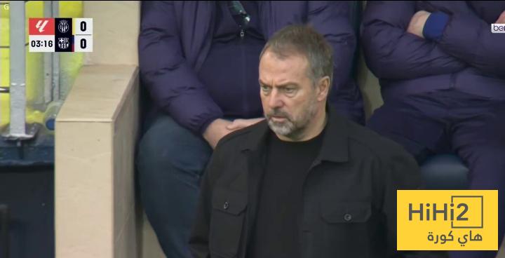 رد فعل الجهاز الفني لبرشلونة على هدف رافينيا