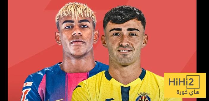 الأفضل من برشلونة في الشوط الأول أمام فياريال