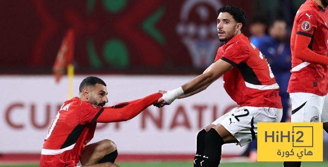 جدول ترتيب مجموعة مصر في كأس أمم أفريقيا بعد نهاية الجولة الأولى