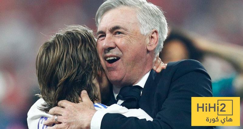 إصرار أنشيلوتي منع رحيل مودريتش مبكرًا