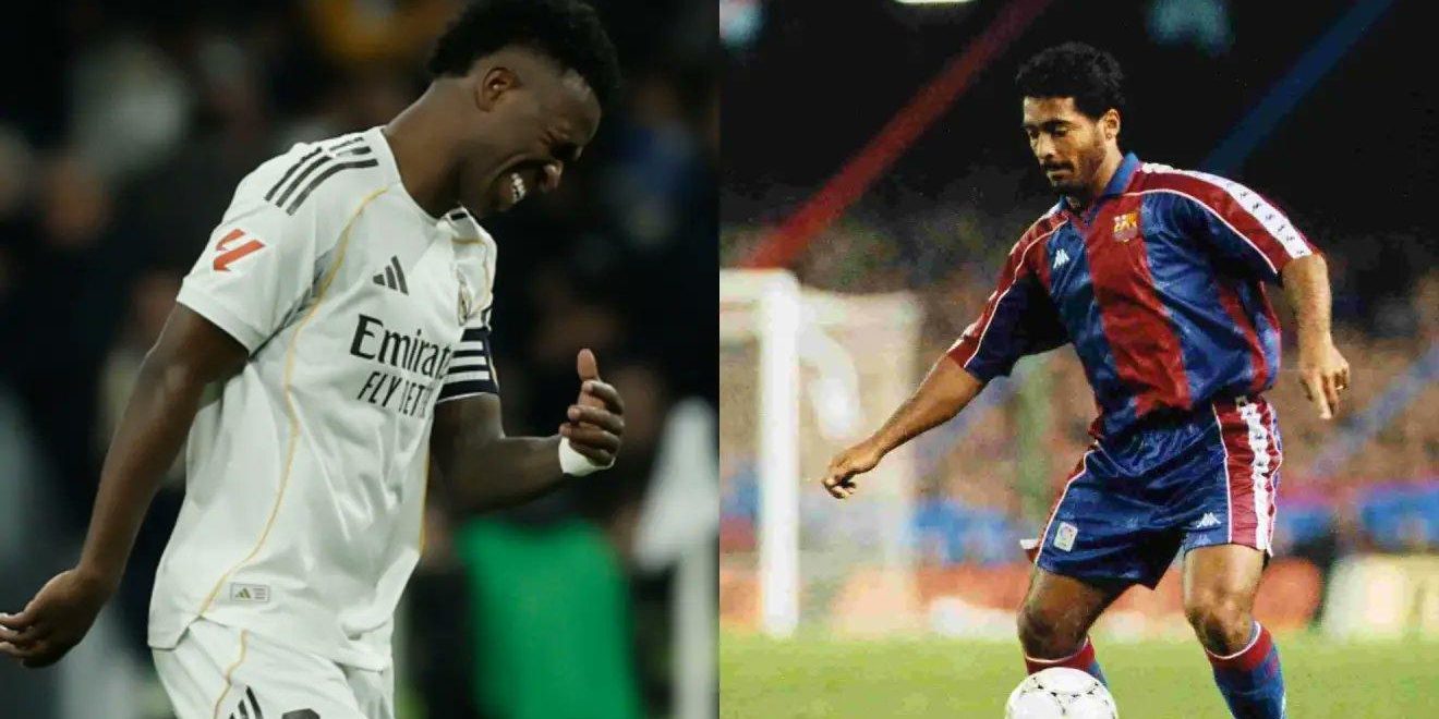 فينيسيوس يكرر ما فعله روماريو مع برشلونة!