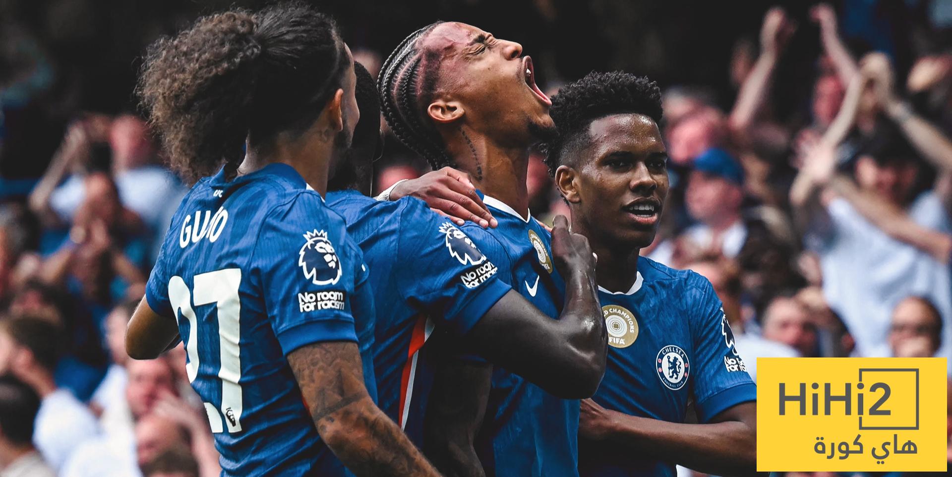 نتائج آخر خمس مباريات بين تشيلسي وأستون فيلا