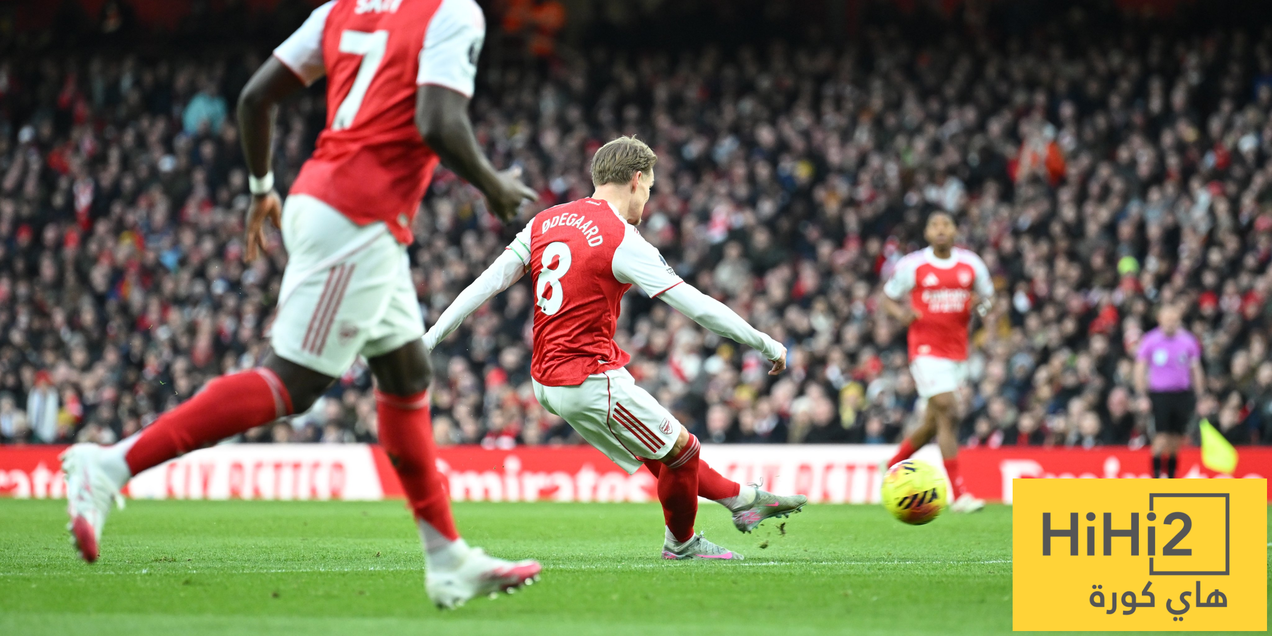 في الكورة : احصائيات الشوط الاول من مباراة ارسنال و برايتون