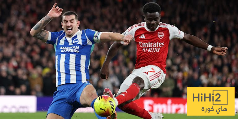 ترتيب الدوري الانجليزي بعد فوز ارسنال على برايتون ترتيب الدوري الانجليزي بعد فوز ارسنال على برايتون