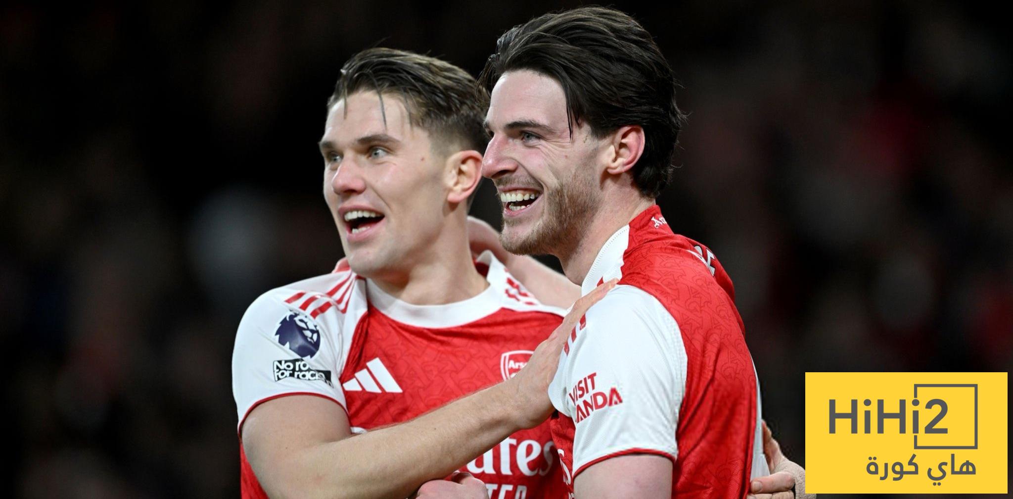 أرتيتا يعلق على مشاركة رايس في مركز الظهير أمام برايتون