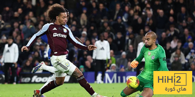 احصائيات مباراة تشيلسي و استون فيلا في الدوري الانجليزي