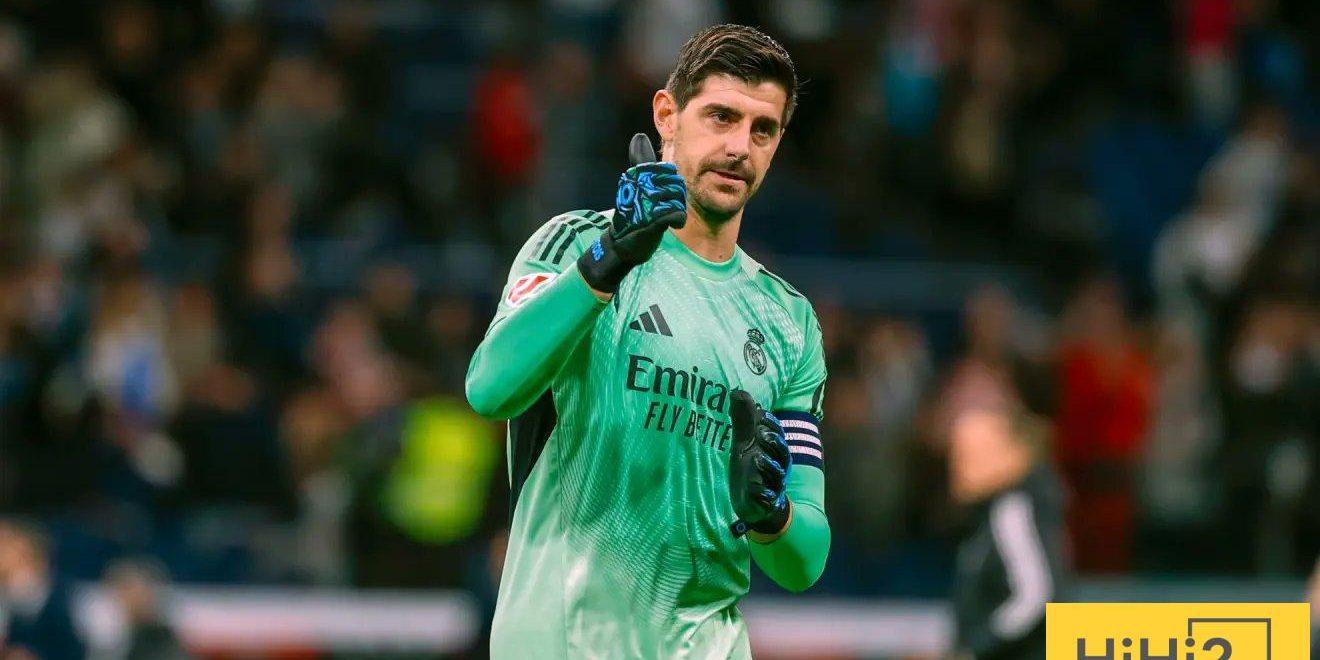 كورتوا.. نقطة مضيئة في ريال مدريد