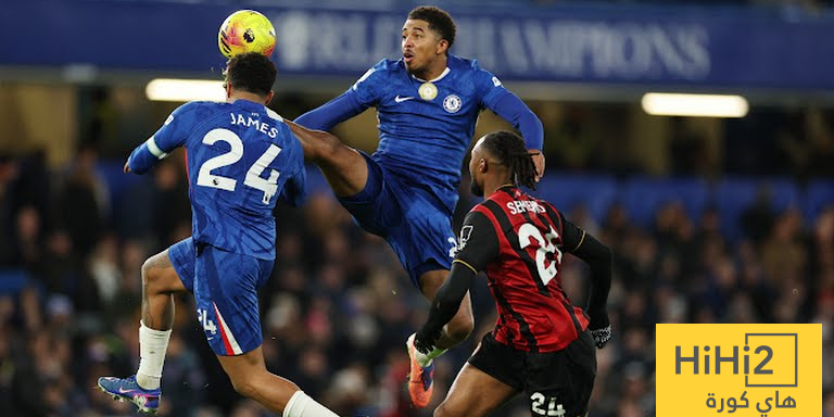 احصائيات مباراة تشيلسي و بورنموث في الدوري الانجليزي احصائيات مباراة تشيلسي و بورنموث في الدوري الانجليزي