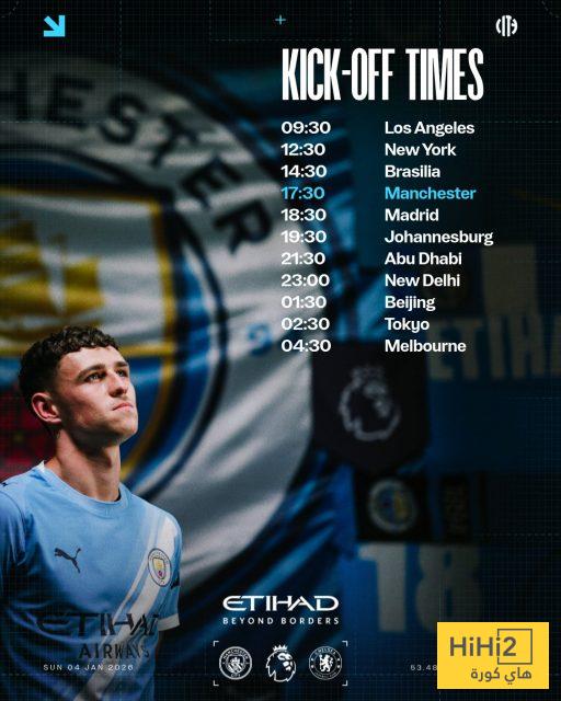 توقيت مباراة مانشستر سيتي و تشيلسي في أنحاء العالم 2 توقيت مباراة مانشستر سيتي و تشيلسي في أنحاء العالم 1