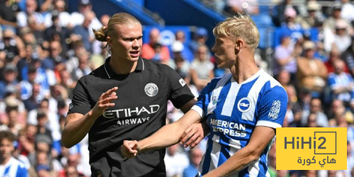 أرقام كبيرة لهالاند ضد برايتون