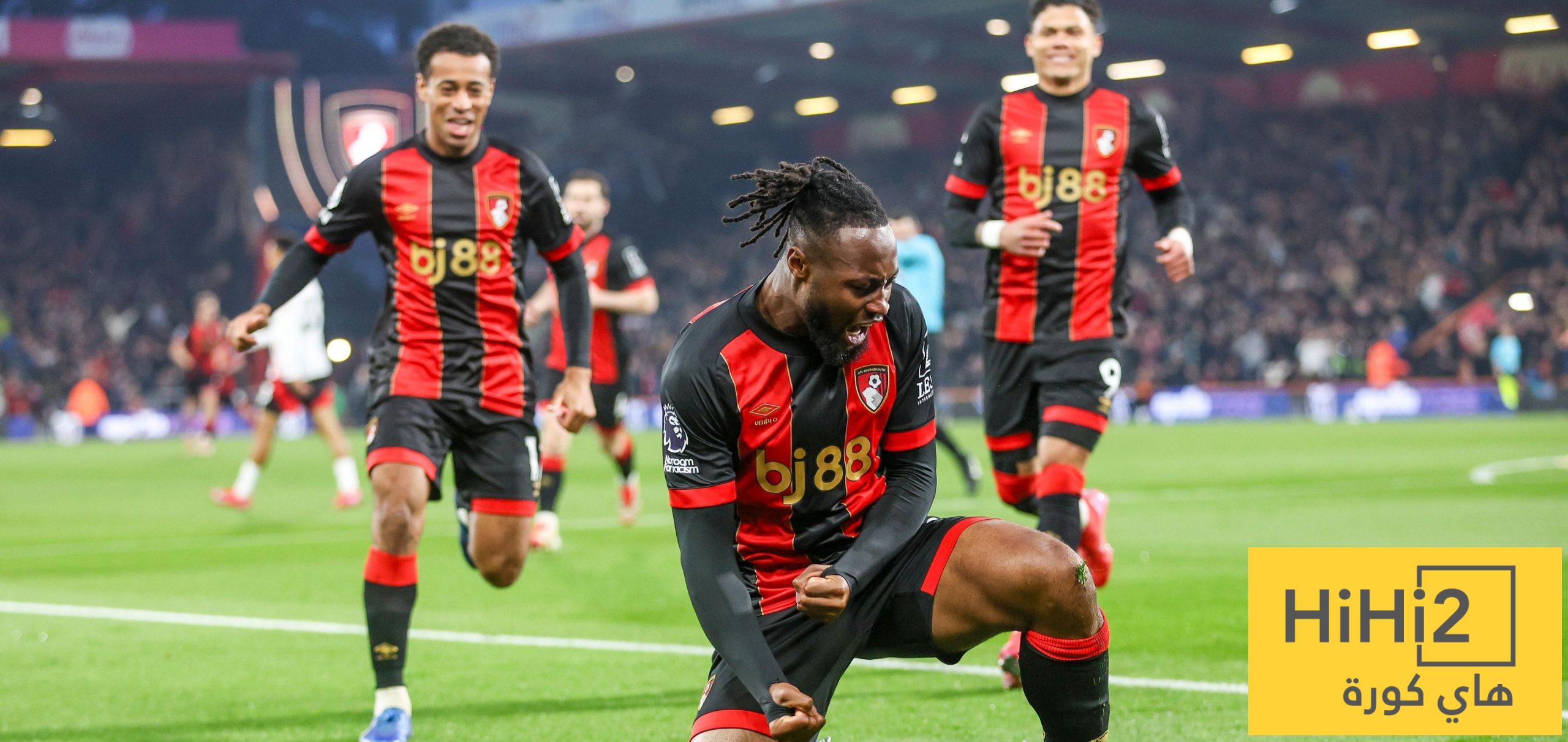 هدافي بورنموث في البريميرليغ قبل مواجهة توتنهام