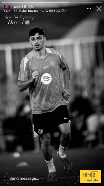 كلمة واحدة .. منشور بيدري قبل مواجهة بيلباو 3