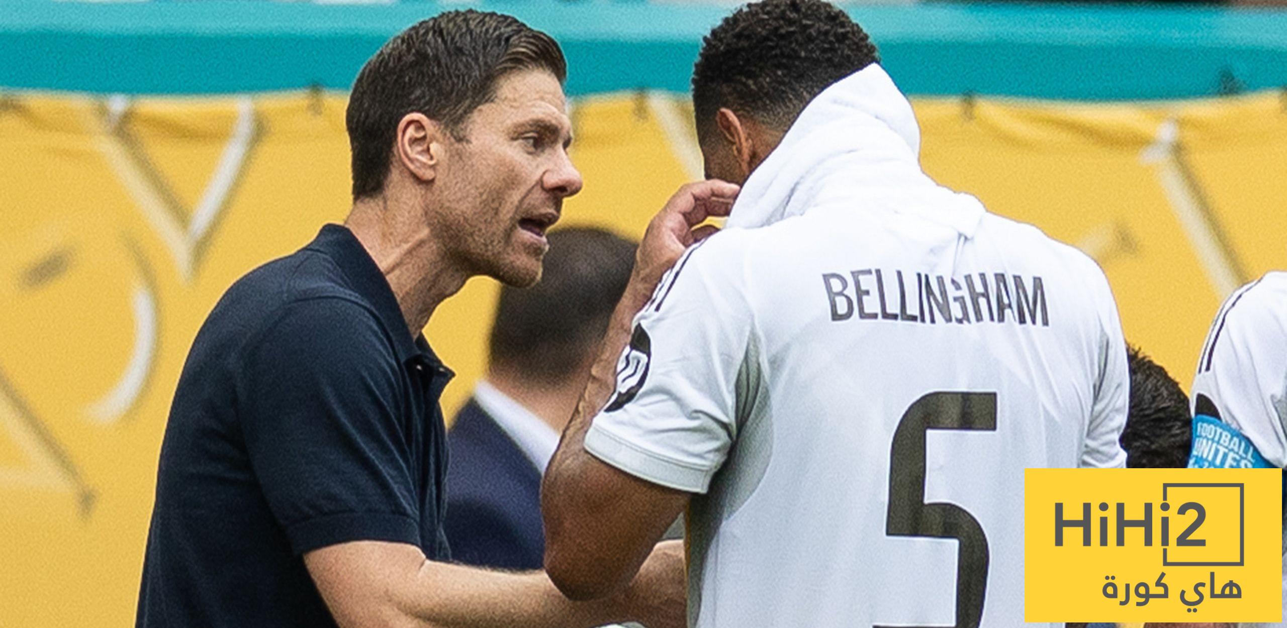 بيلينغهام يعلق على الشكوك حول استمرارية ألونسو