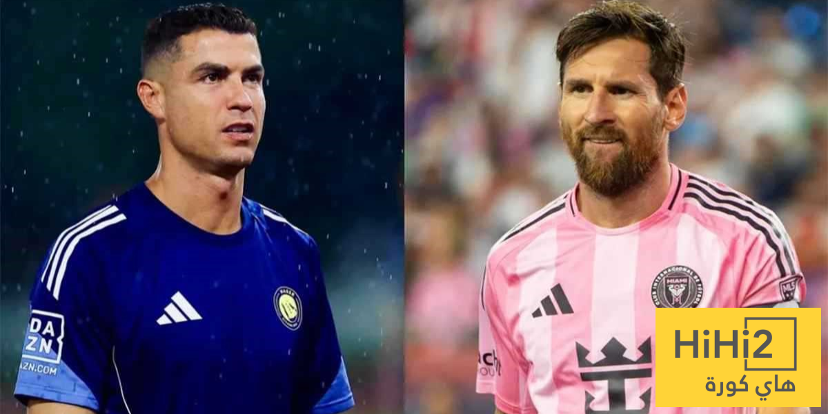 ميسي يقلد كريستيانو رونالدو..!!