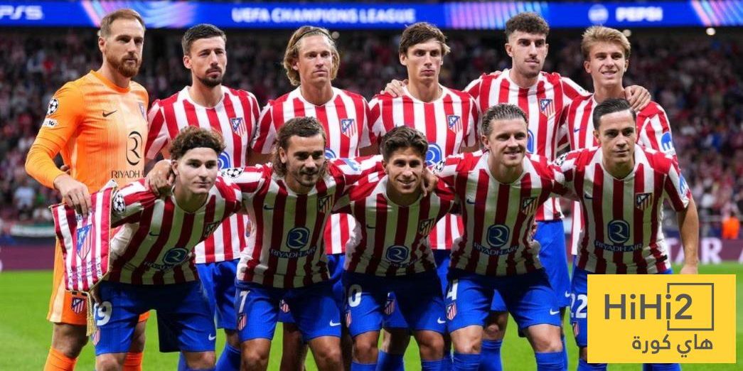 الرسم التكتيكي لتشكيلة اتلتيكو ضد الريال
