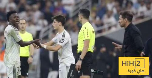 صور .. مناوشة بين سيميوني وفينيسيوس لحظة استبدال الاخير في ديربي السوبر