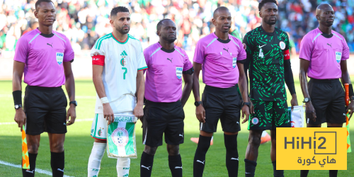 إحصائيات نصف ساعة من مباراة الجزائر ونيجيريا