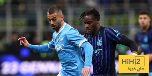 إحصائيات الشوط الأول لمباراة إنتر ميلان ونابولي