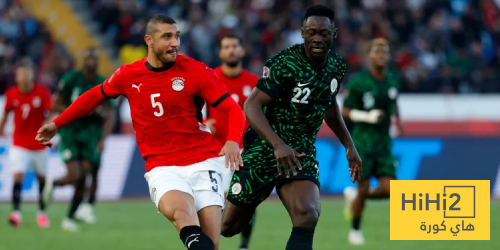 إحصائيات مباراة مصر ونيجيريا بعد مرور ساعة