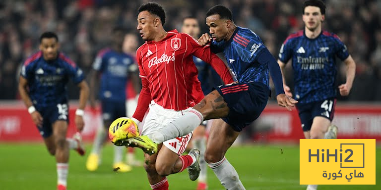 ارسنال يسقط في فخ التعادل امام نوتينغهام فورست ارسنال يسقط في فخ التعادل امام نوتينغهام فورست