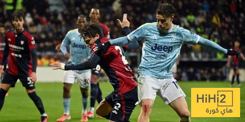 إحصائيات ساعة من مباراة يوفنتوس وكالياري في الدوري الإيطالي