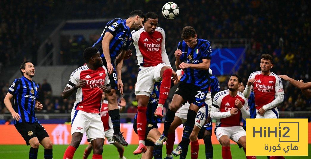 ترتيب أرسنال وانتر ميلان في دوري الأبطال قبل المواجهة المرتقبة ترتيب أرسنال وانتر ميلان في دوري الأبطال قبل المواجهة المرتقبة