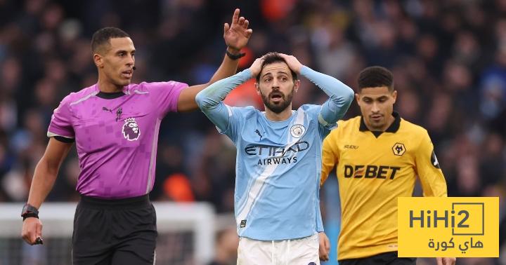 الافضل من مانشستر سيتي في مباراة ولفر هامبتون