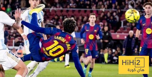 صور .. رد فعل فليك ومارك بيرنال على هدف لامين ضد اوفييدو