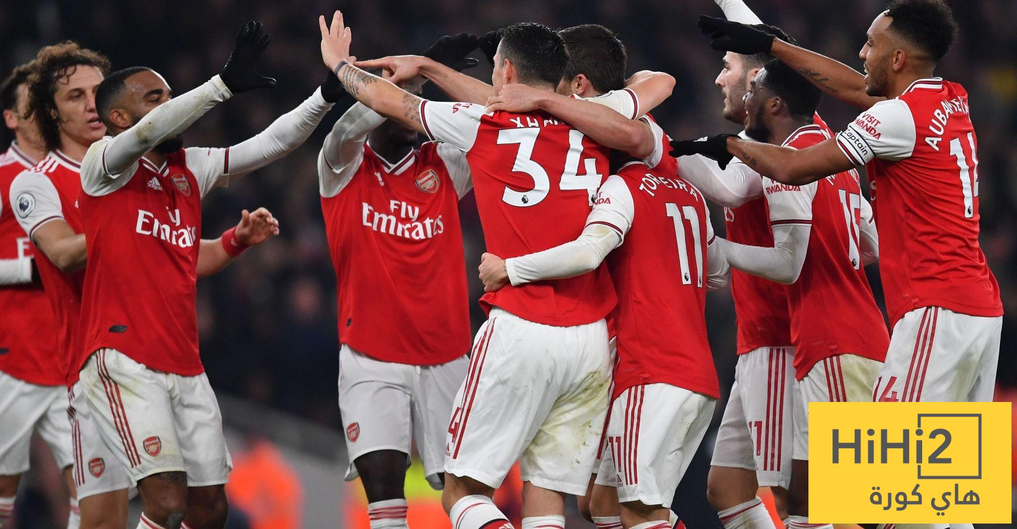 صانعي أهداف أرسنال في البريميرليغ