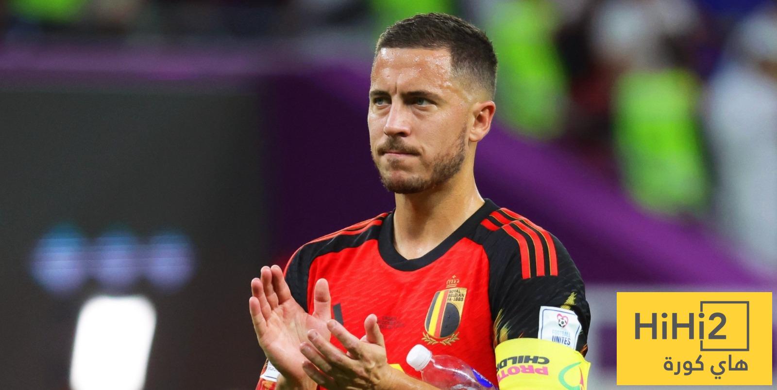 هازارد يفضل ريال مدريد على تشيلسي