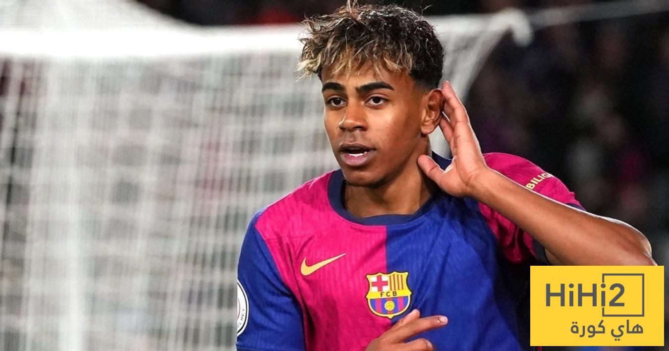 النسخة الذهبية من لامين.. نفس عدد الأهداف في نصف المباريات!