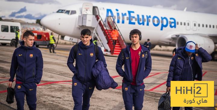 برشلونة يصل ألباسيتي قبل لقاء الفريقين