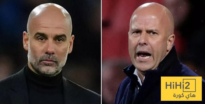 سلوت : مانشستر سيتي فريق قوي للغاية