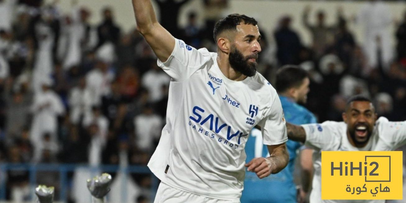 الهاتريك انجاز يزين مسيرة بنزيما مع الاندية