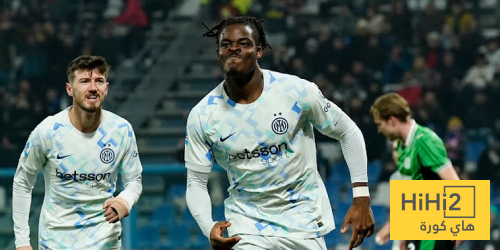 الشوط الأول – إنتر ميلان يتقدم على ساسولو بهدفين دون رد