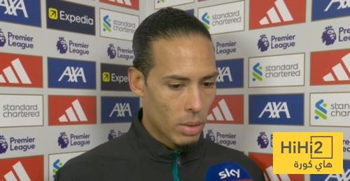 فان دايك يعلق على الهزيمة أمام مانشستر سيتي