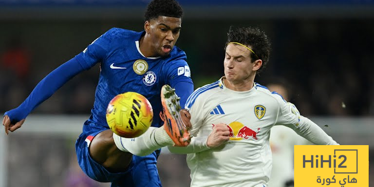 تشيلسي يتقدم على ليدز في الشوط الاول