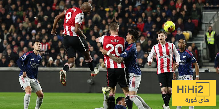 برينتفورد يدرك التعادل امام ارسنال