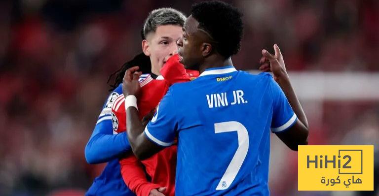 لهذا السبب تأخر بنفيكا في إصدار بيان واقعة إهانة فينيسيوس