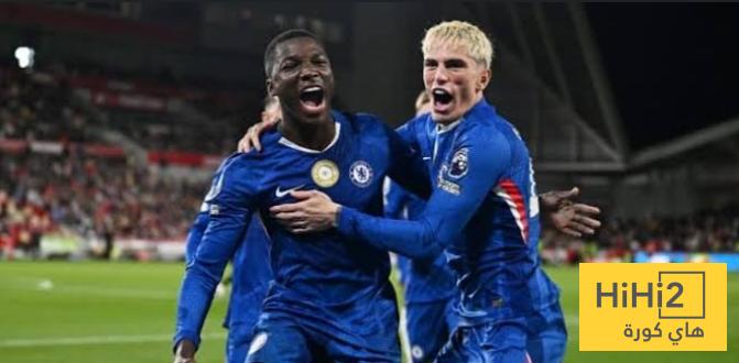 إحصائيات نصف ساعة من مباراة تشيلسي و بيرنلي