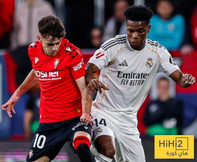 أرقام تشواميني أمام أوساسونا 2 أرقام تشواميني أمام أوساسونا 1