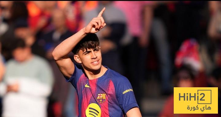 برنال يبصم على أخر هدفين لبرشلونة في الكامب نو