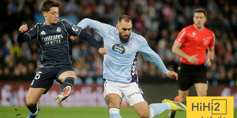 التعادل يحسم الشوط الاول من مباراة ريال مدريد وسيلتا فيغو