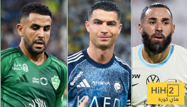 في الكورة : محرز يتفوق على رونالدو وبنزيما !